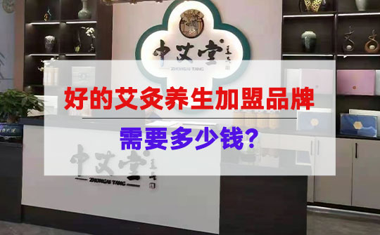 好的艾灸养生加盟品牌需要多少钱?